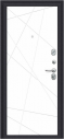 Входная дверь  PORTA R-3 15/15 Graphite Art/Super White